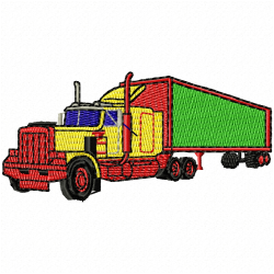 Truck Embroidery Design 8 Truck Embroidery Design 8